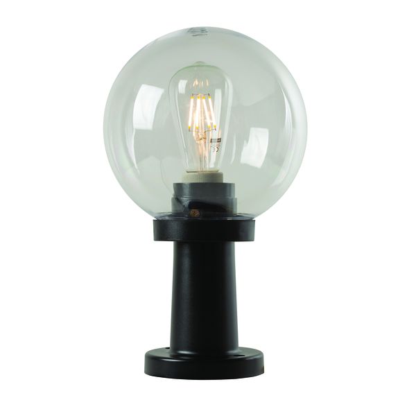Eurolux - Clear Outdoor 200mm Bowl Fitting Pillar Mount