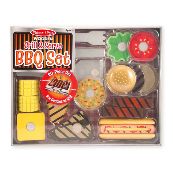 Melissa &amp; Doug Grill &amp; Serve BBQ Set