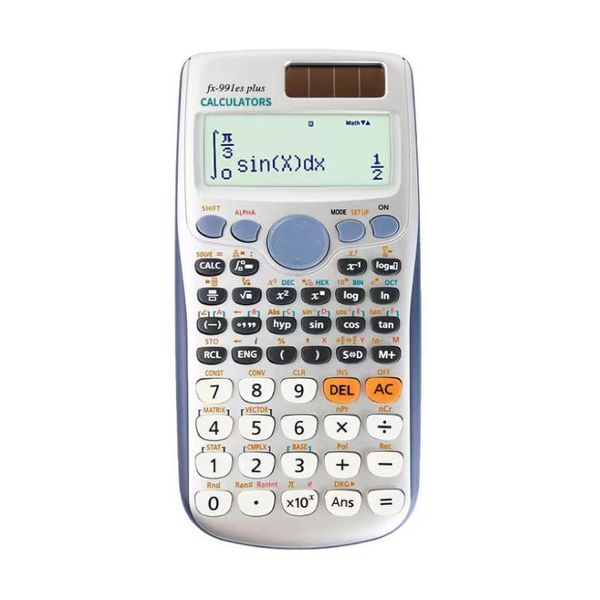 FX-991ES-PLUS Scientific Calculator 417 Functions Original Coin Battery