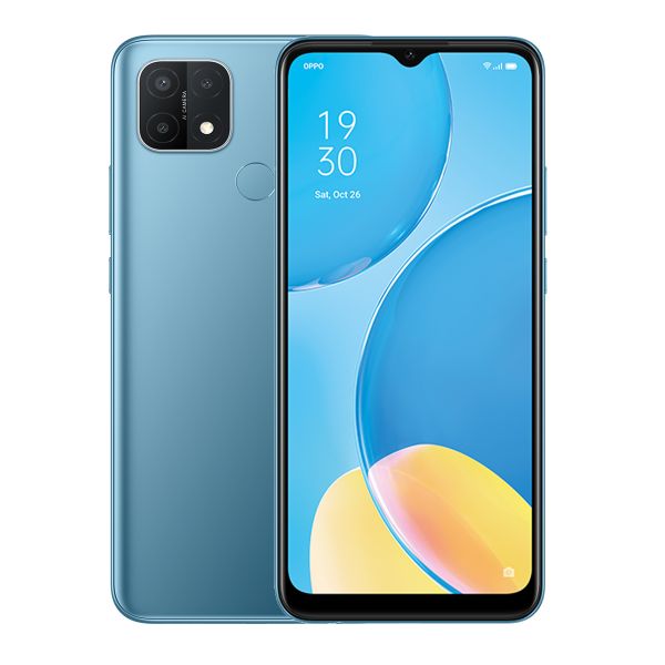 Oppo A15 Single Sim 32GB + BT Speaker - Mystery Blue