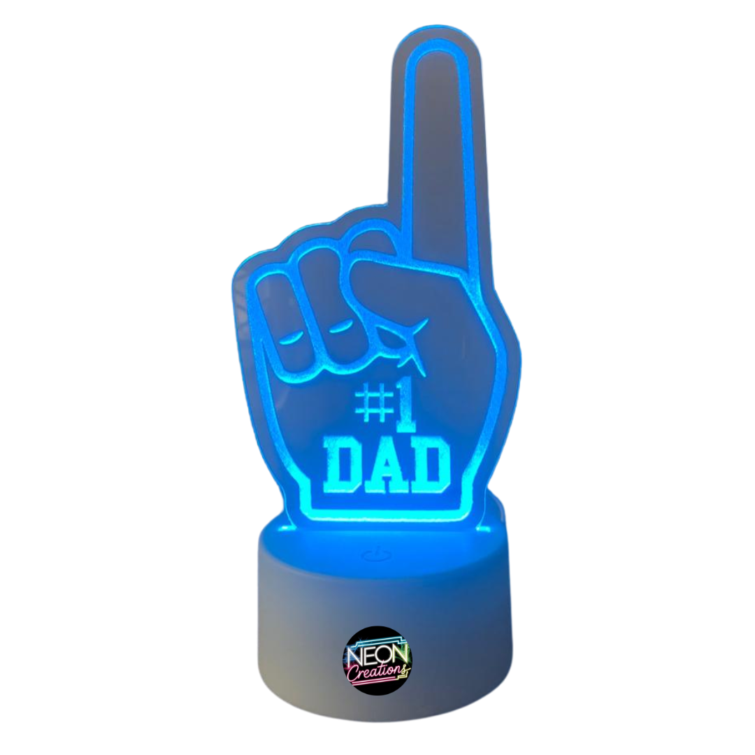 #1 Dad LED Night Lamp