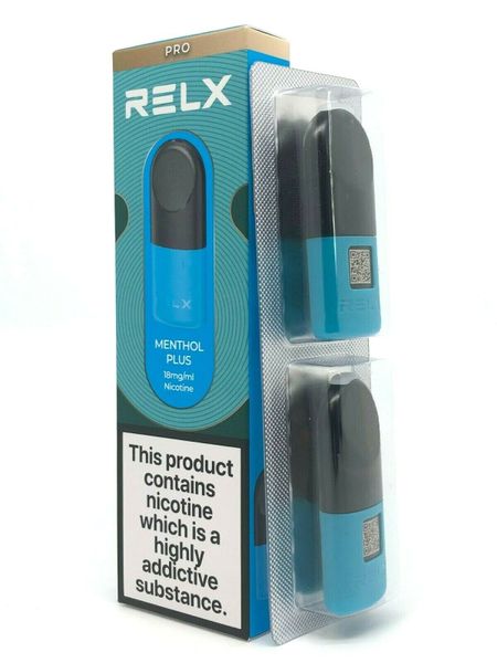 RELX Pod-2 Pod Pack-Menthol Plus - 18mg