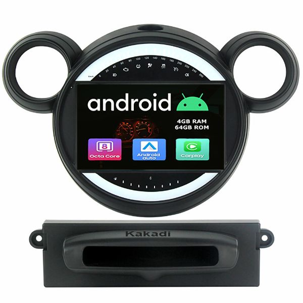 Kakadi Navigation Radio With Carplay Compatible With MINI Cooper S Clubman Countryman 2011 - 2015