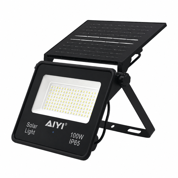 AIYI 100W Solar Flood Light With Panel 400LM IP65 Outdoor Light AY399-050