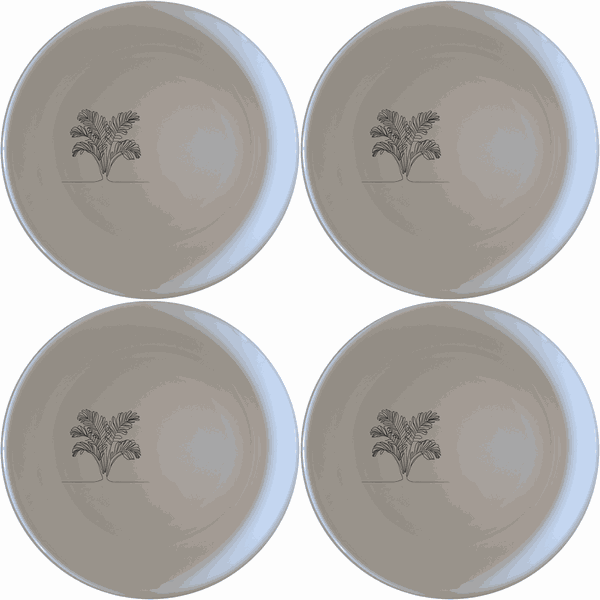 Maximalism Cycads Bowl Set of 4 - Range 3