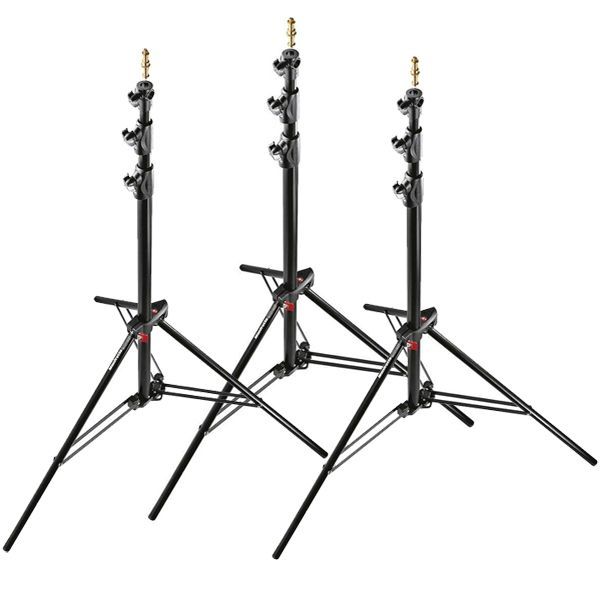 Manfrotto 1005bac 3 air cushioned aluminium ranker stand pack of 3
