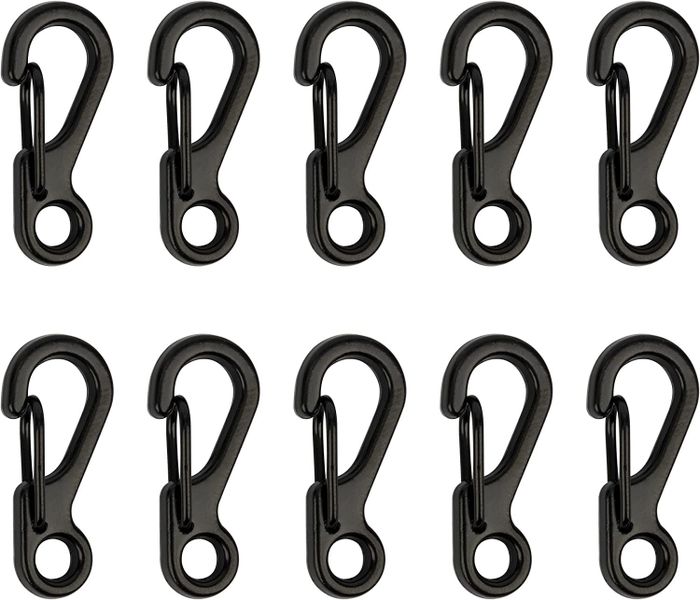 Set of 10 Mini Carabiner Clip