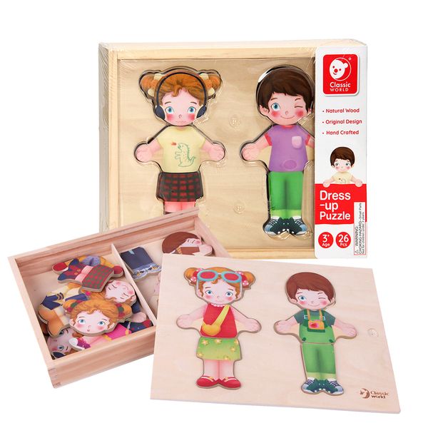 Classic World Dress-up Puzzle