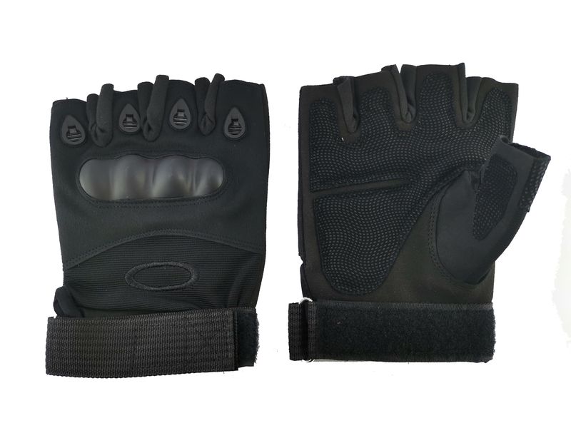 Tactical Gloves Half Fingers Black