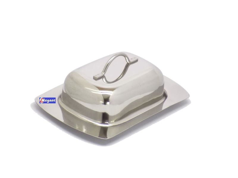 Elegant Butter Dish Stainless Steel