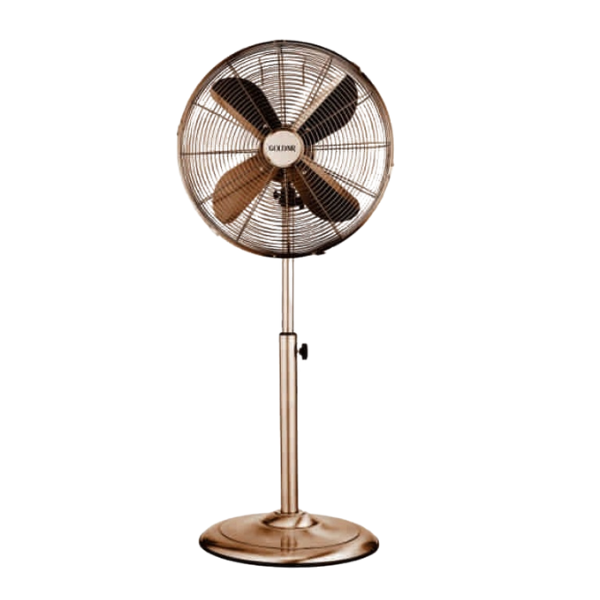 Goldair 40cm Copper Pedestal Free Standing 4 Blade Fan
