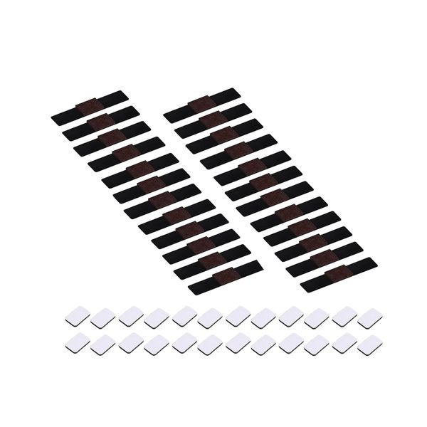 24 PCS Chair Floor Protectors Chair Rail Felt Pads Felt Floor Protectors