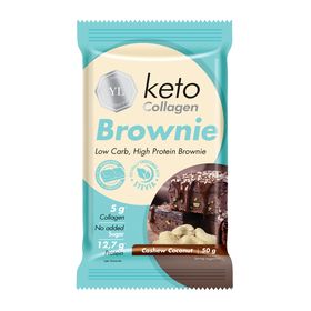 YL Keto Collagen Brownie - Cashew Coconut - 50g - 6 Pack | Shop Today ...