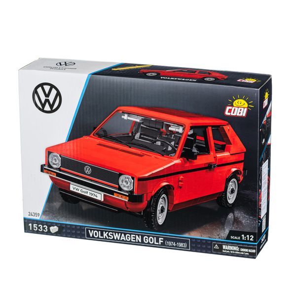 VWZ Cobi Brick 1:12 Golf (1974-83) Collectable (Red)
