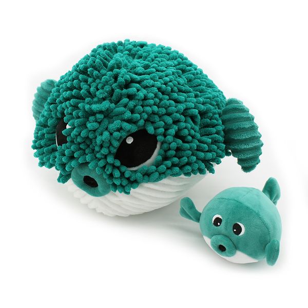 Les Ptipotos The Blow Fish Mom &amp; Baby - Gobetou 31cm