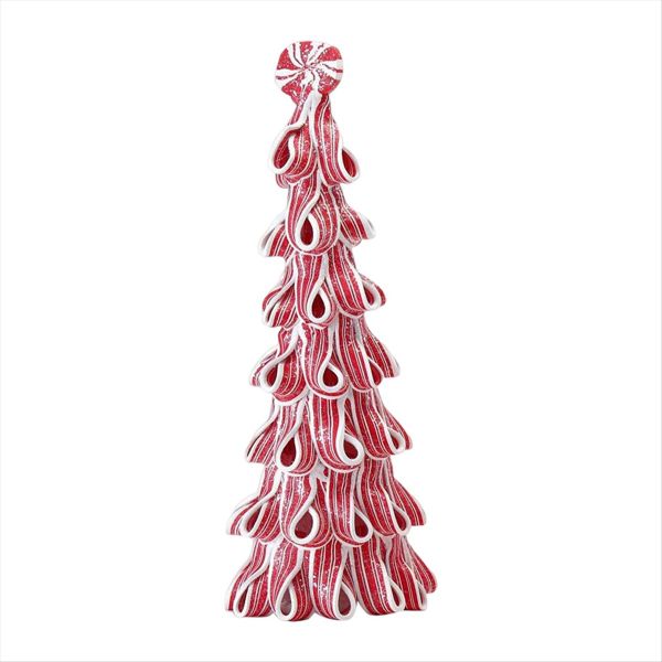 Desktop Miniature Christmas Tree Home Centerpiece Candy Cane Top Decor Brig