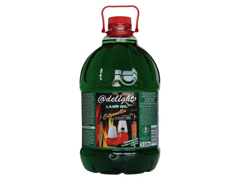 @Delight Lamp Oil Green Citronella 4 x 5L