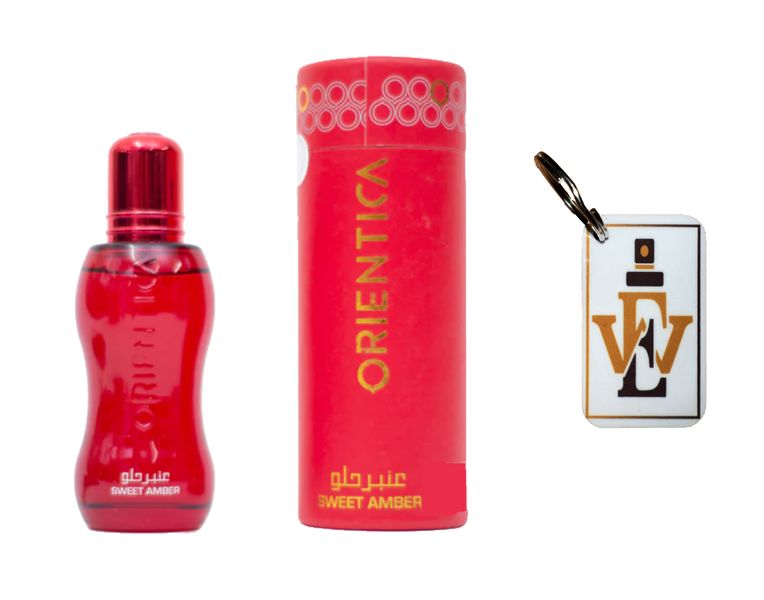 Sweet Amber By Orientica Perfumes - 30ml &amp; Perfume Style Keyring Combo