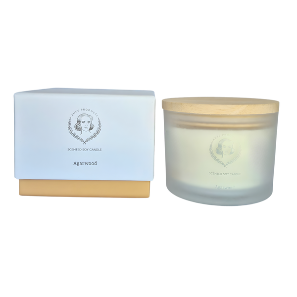 Anke Products Agarwood Soy Candle - 370g