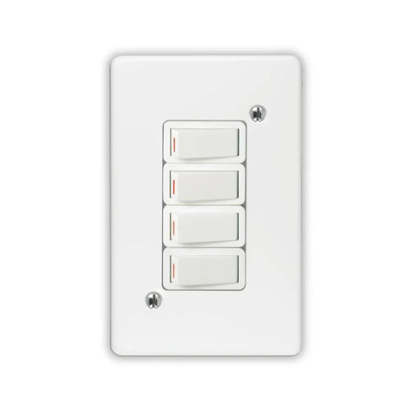 Crabtree 1W 4x2 4lever Switch