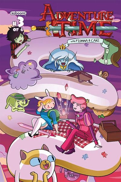 Adventure Time (Fiona &amp; Cake) Poster