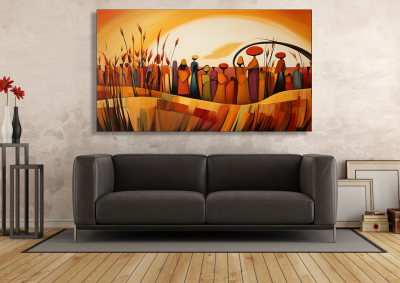 Canvas Wall Art - Harvest Dreams Abstract - IM1207