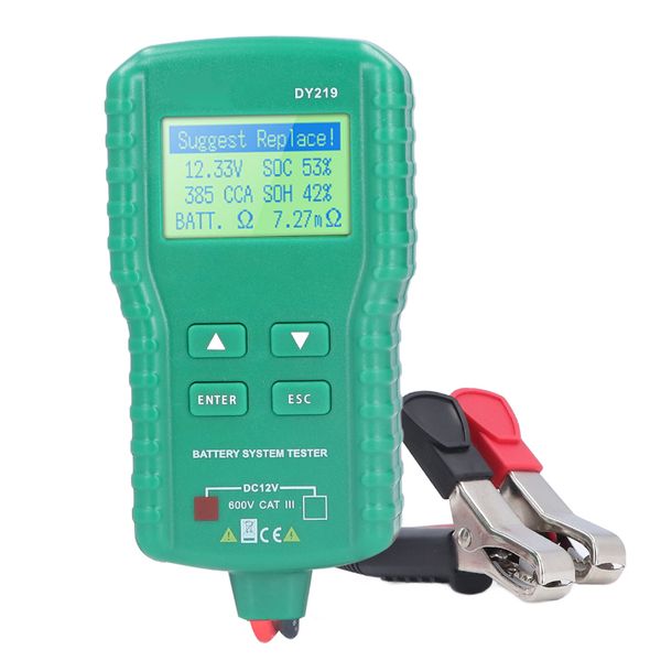 Car Battery Load Tester Digital Battery Analyzer Multifunction Diagnostic