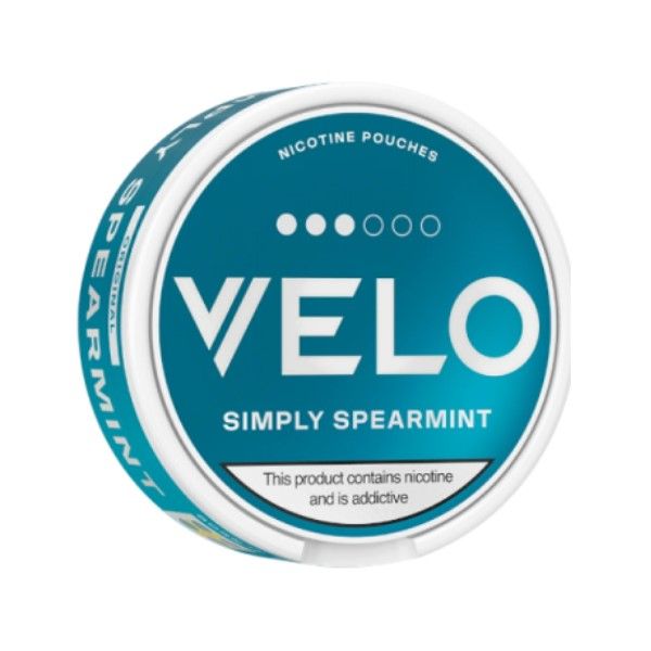 Velo Slim Nicotine Pouches - Simply Spearmint 8mg -1 Pack (20 Pouches)