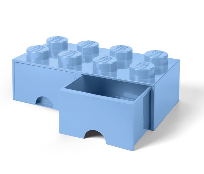 LEGO Brick Drawer 8 (50cm) - Light Royal Blue