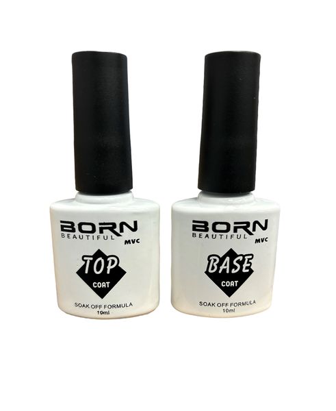Born Beautiful UV Gel Nail Polish Top &amp; Base Coat
