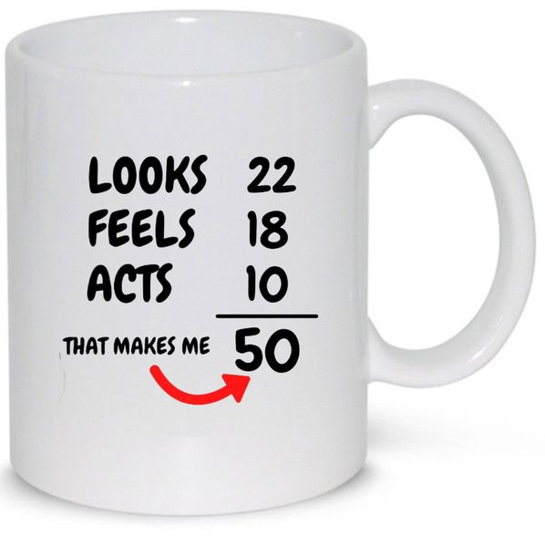 50 Years v6 GBirthday gift Pack Mug