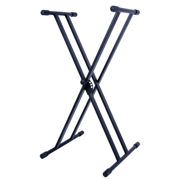BK Double X-Style Keyboard Stand - Black