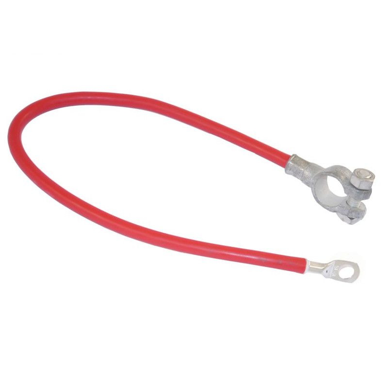 car battery red and black cable