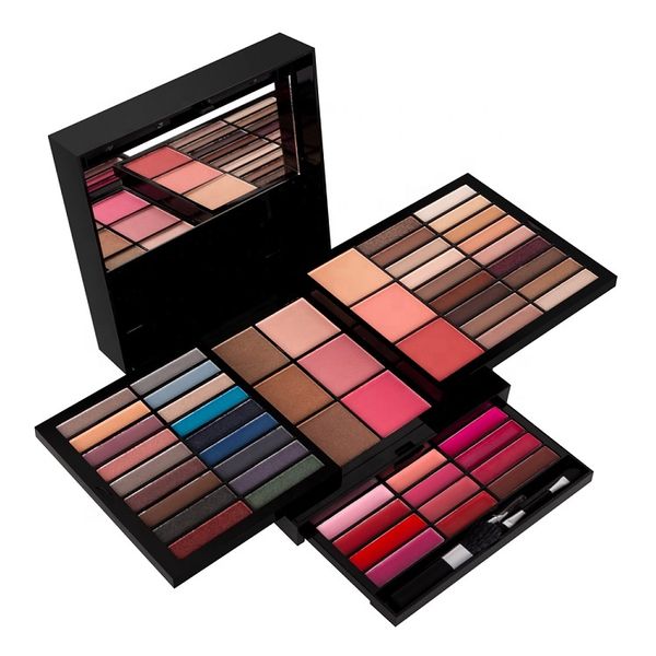 Professional Elevation Cosmetic Makeup Kit with 53 Eyeshadows