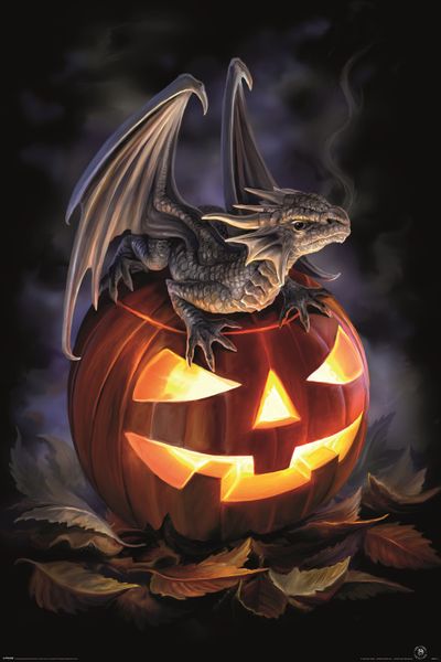 Anne Stokes - Trick or Treat Poster