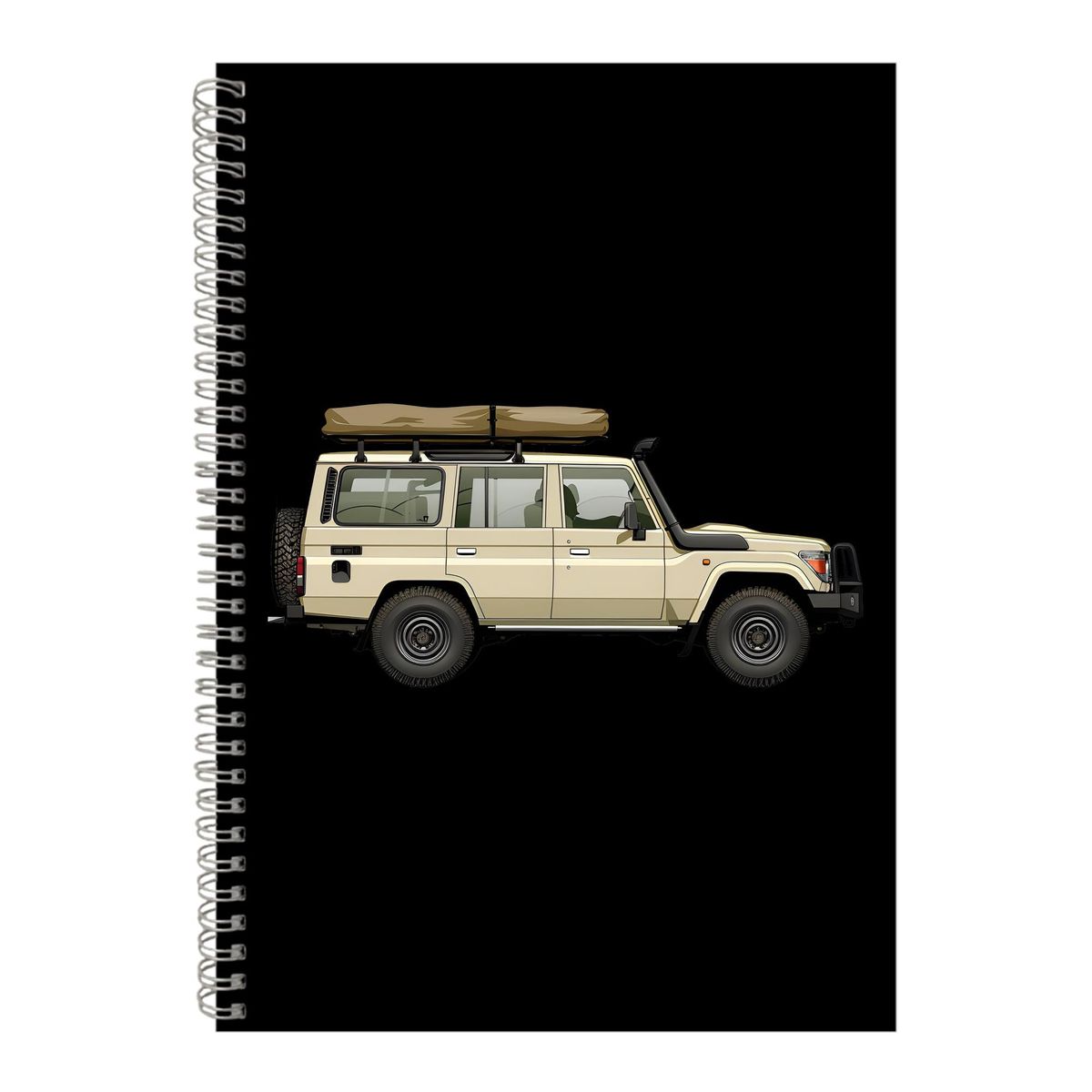 Land Rover A4 Notebook Spiral And Lined With Safari Graphic Notepad