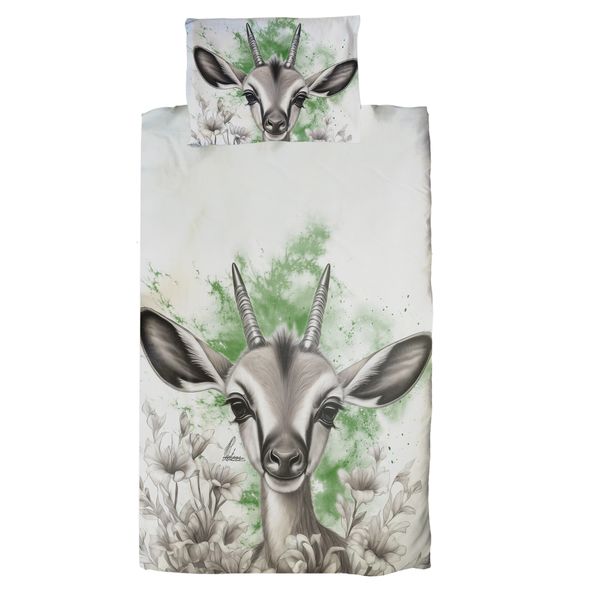 Green Baby Springbok By Nathan Pieterse Cot Duve image