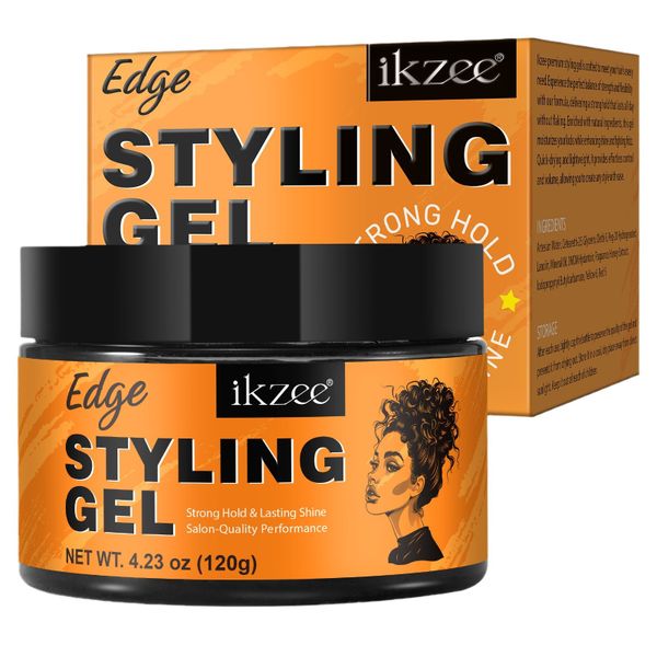 IKZEE Hair Edge Styling Gel Strong Hold And Lasting Shine Braid Gel