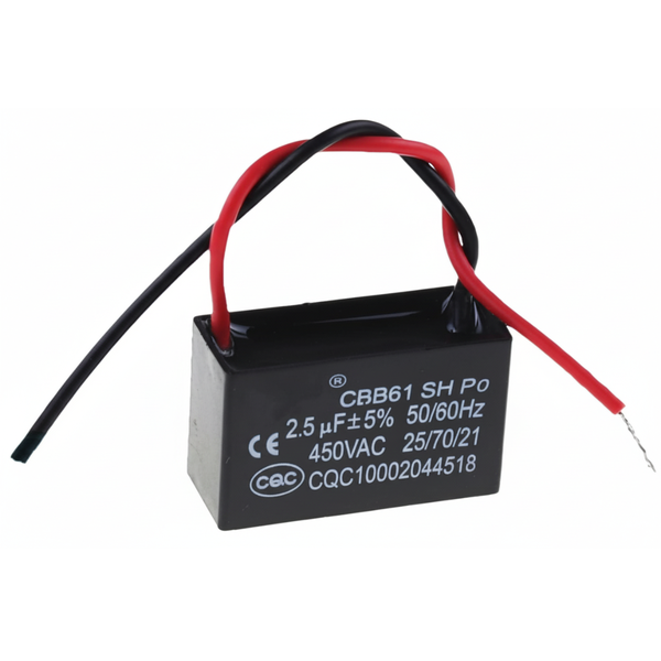 CMU CBB61 2.5 F 450VAC Motor Run Capacitor for Ceiling Fans