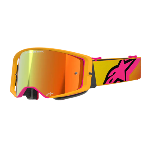 Alpinestars Supertech Corp Goggles Yellow/Red Mirror Silver