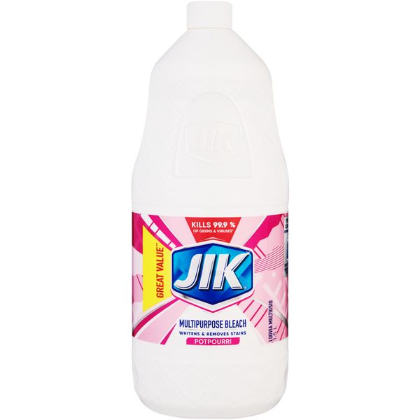 JIK 1.5l, Germ Killing, Liquid Thin Bleach, Stain remover, Pot Pourri