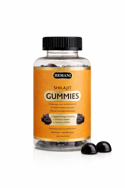 Hemani Shilajit Gummies Supplement Natural Energy Support 30 Pack