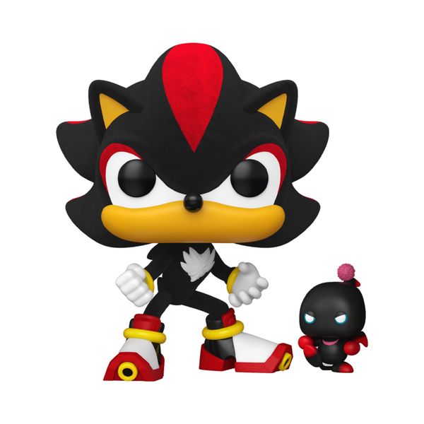 Funko Pop! Games: Sonic The Hedgehog - Shadow With Dark Chao (Flocked)