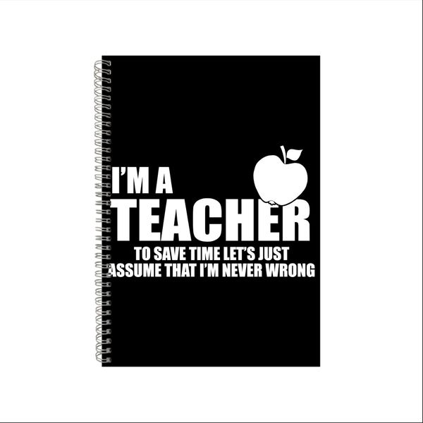 Teacher Notebook Teaching Gift Idea A4 Notepad Pad 33