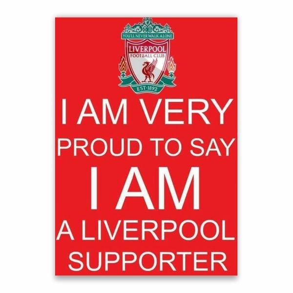 Proud Liverpool Supporter Poster - A1