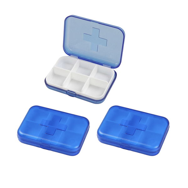 Pack of 3 Mini Pill Storage Container
