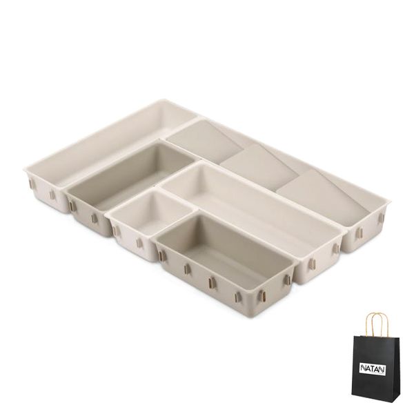 Compact Makeup Drawer Organiser Set &amp; Natan Gift Bag