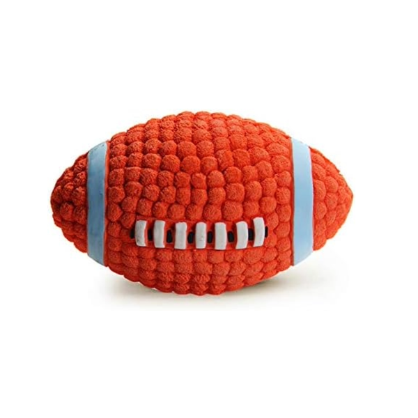 Squeaky Latex Dog Ball Toy-Soft, Durable, Perfect for Small Dogs - orange