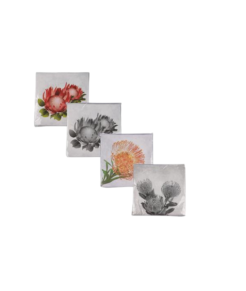 20 Piece Protea Serviettes 2 Ply x 4