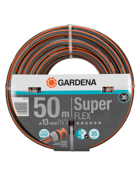 GARDENA Premium SuperFLEX Hose 13 mm ( ") x 50 metres